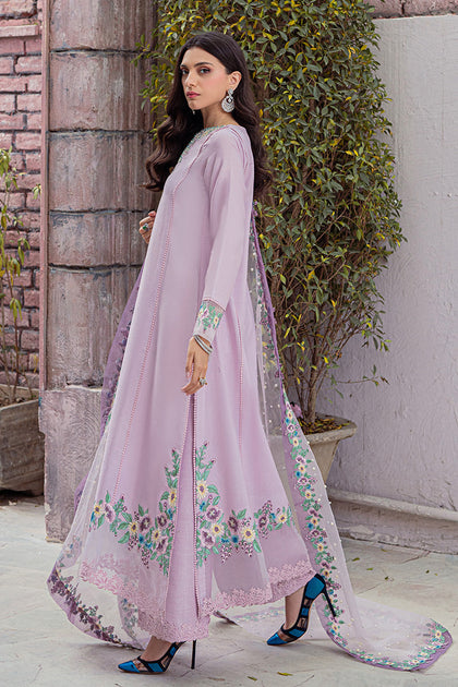 Deisgner Pakistani Lilac Silk Salwar Kameez Ladies Party Dress ...