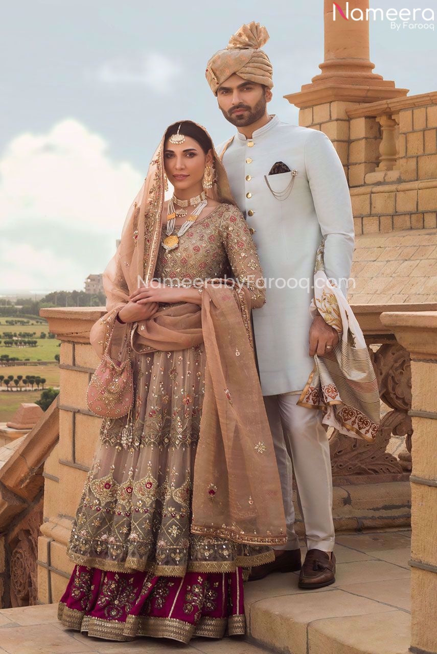 Pakistani men's wedding outfits best sale