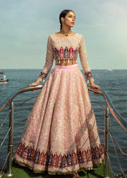 Pakistani Pastel Pink Lehenga Choli Bridal Dress