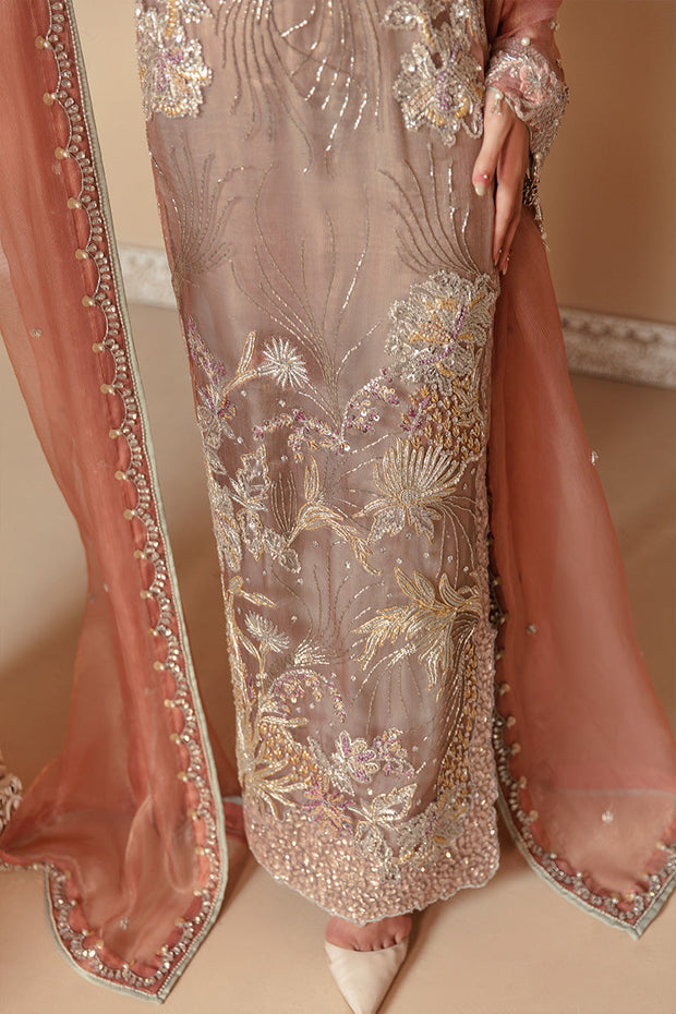 Pakistani Pink Dress in Kameez Trouser Style