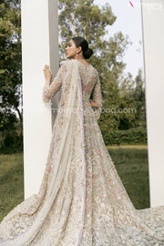 Pakistani Silver Bridal Lehenga 2022