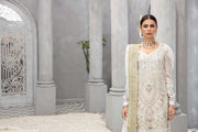 Pakistani White Dress in Wedding Sharara Kameez Style Online