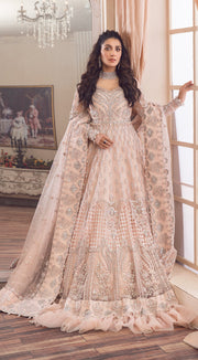 Pakistani White Gown Lehenga Dress