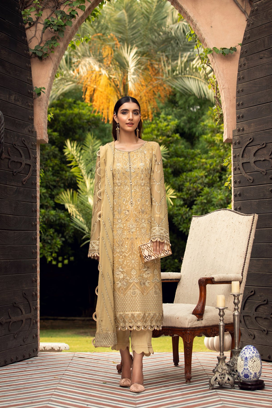 Yellow pakistani shops dresses