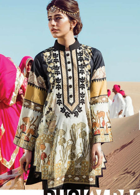 Pakistani Suit Embroidered Lawn Dress 2020 – Nameera by Farooq