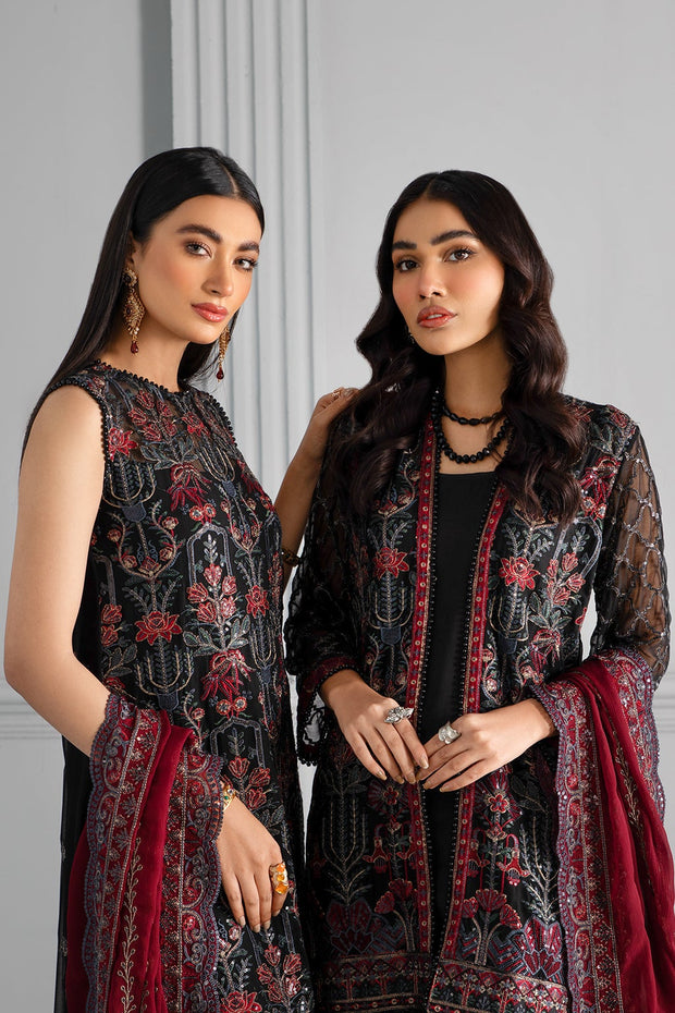 Party Wear Black Dress Pakistani by Designer Latest