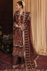 Party Wear Pakistani Dress in Dark Brown Shade 2022