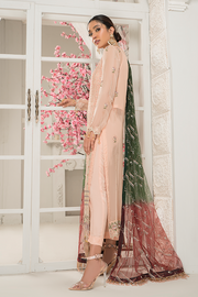 Peach Salwar Kameez with Elegant Embellishments Online