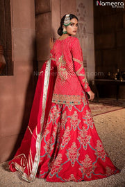 pink lehenga