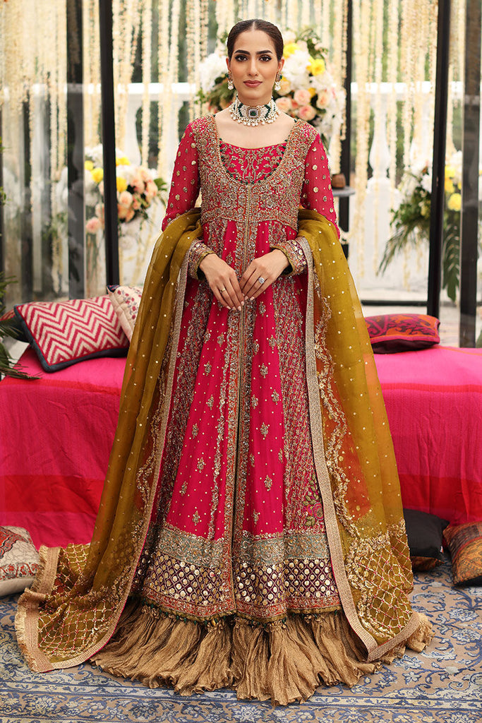 Pink Net Embroidered Work Designer Wedding Lehenga Choli -- Miraamall - USA  UK Canada