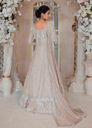Pretty Embroidered Walima Dress in Ivory White 2022