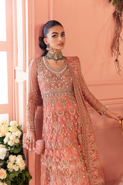Rani Pink Bridal Lehenga Frock for Pakistani Bridal Wear 2022