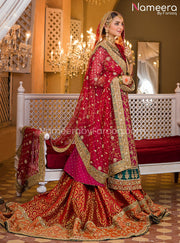 Raw Silk Latest Traditional Sharara with Kameez Dress