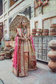 Red Bridal Dress Pakistani