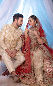 Red Bridal Dress Pakistani