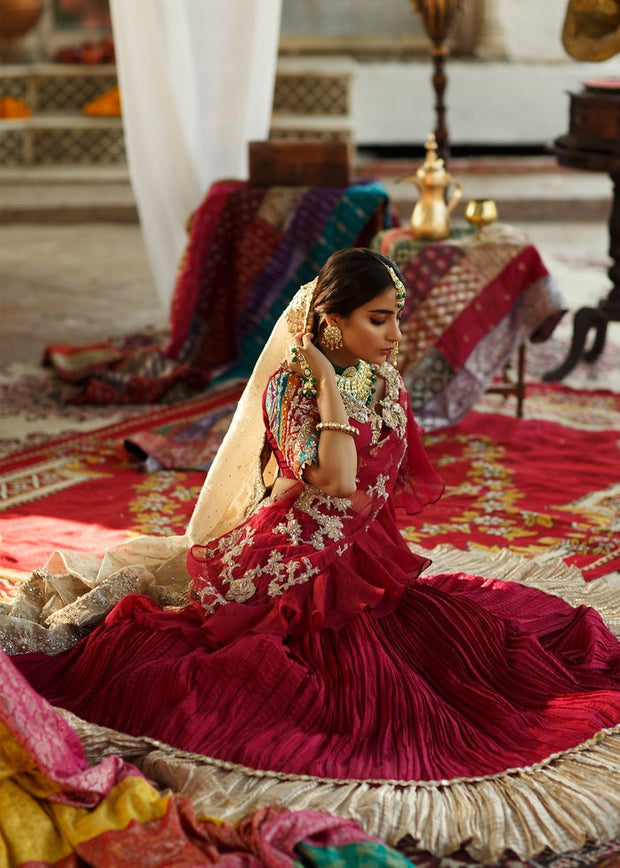 Designer Indian Red Lehenga Choli Bridal Dress for Wedding Wear ...