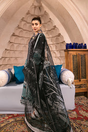 Royal Black Lawn Kameez Salwar in Pakistani Eid Dresses