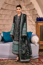 Royal Black Lawn Kameez Salwar in Pakistani Eid Dresses