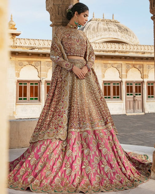 Buy Royal Bridal Lehenga Choli Dupatta Dress for Wedding – Nameera by ...