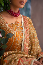 Royal Orange Lehenga Choli Dress Pakistani