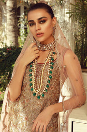 Royal Pakistani Bridal Lehenga with Shirt and Dupatta Dress