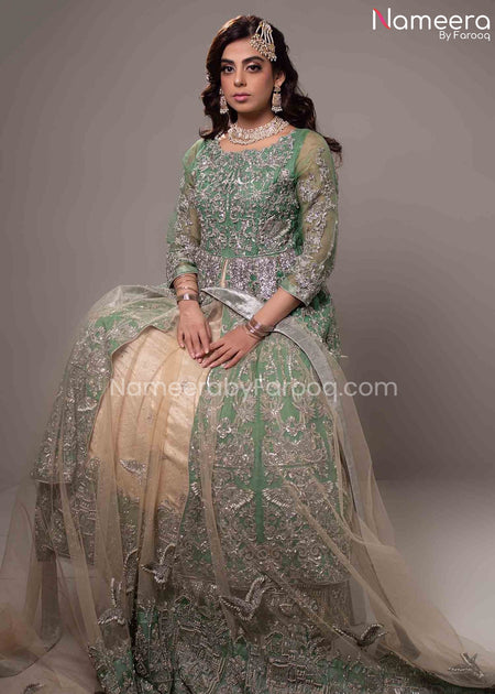 Buy Royal Pakistani Lehenga Bridal for Walima Online 2021 – Nameera by ...