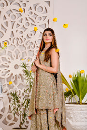 Royal Peplum Lehenga Pakistani Bridal Dress Online