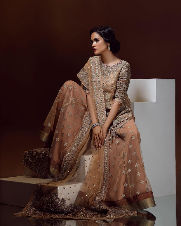 Royal Sharara Kameez Pakistani Bridal Wear