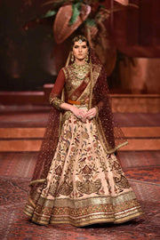 Sabyasachi Red Bridal Lehenga Choli 