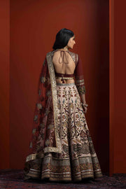 Sabyasachi Red Bridal Lehenga Choli 2022