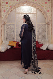 Salwar Kameez Pakistani in Royal Blue Shade Latest