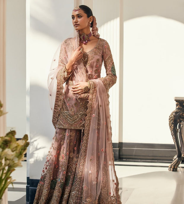 Traditional Pakistani Kameez and Bridal Sharara Suit Online