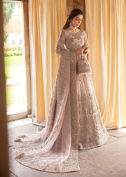 Traditional Pakistani Pink Pishwas Dupatta Wedding Dress