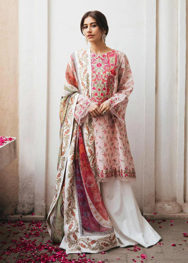 Traditional Printed Shirt Sharara Pakistani Eid Dresses