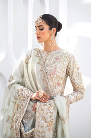 White Lehenga Kameez Pakistani Wedding Dresses – Nameera by Farooq