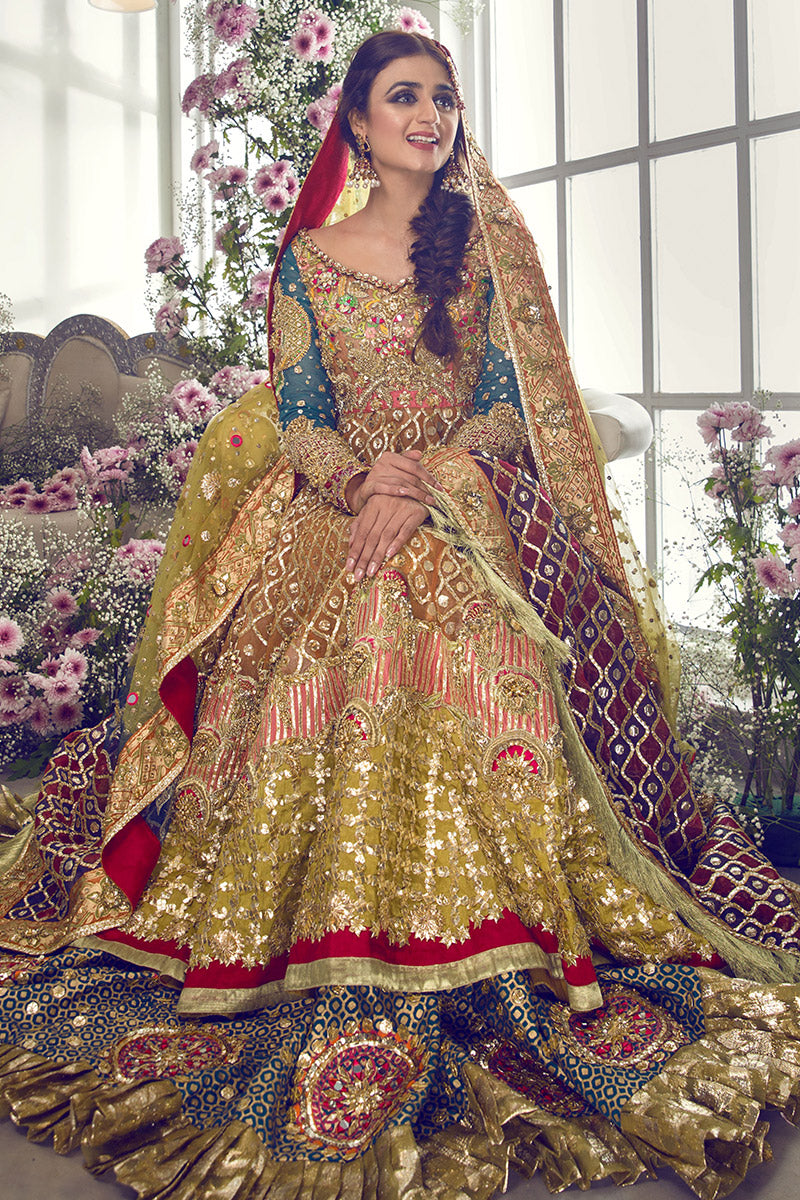 Designer Indian wedding dress With jodhpuri style work – Nameera by Farooq