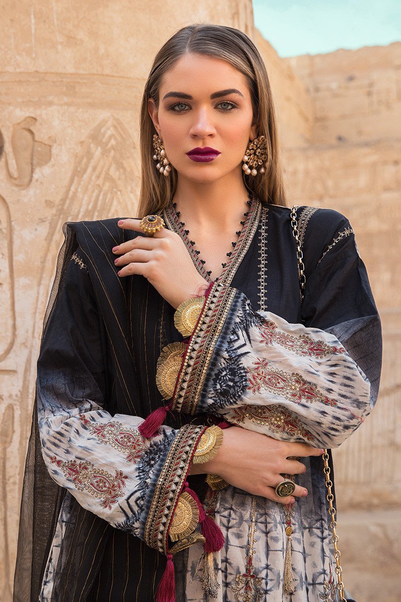 Designer Eid Dresses With Embroidered Work and Prints – Nameera by Farooq