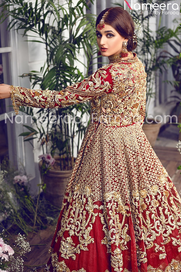 Pakistan Full Embroidered Lehenga for Bridal Online 2021 – Nameera by ...