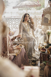 grey traditional lehenga