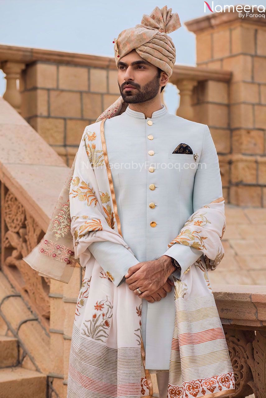 Pakistani indian offers groom sherwani