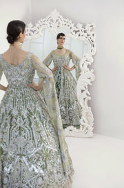 Sea Green Lehenga Gown