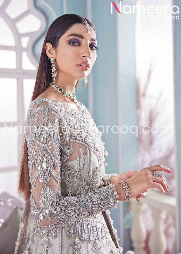 silver lehenga for wedding 2021